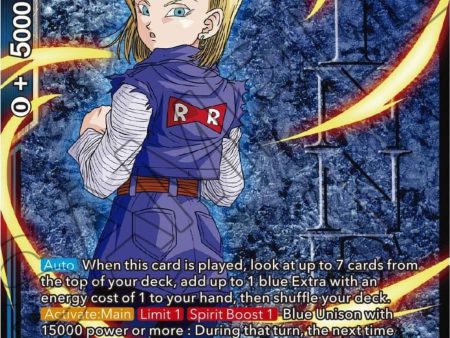 Android 18, Rebellious Fighter (Winner-Stamped) (Zenkai Series Tournament Pack Vol.5) (P-524) [Tournament Promotion Cards] Online