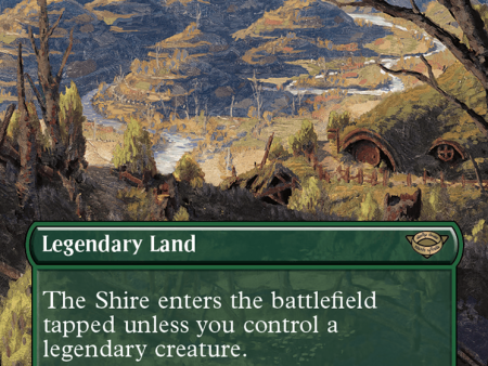 The Shire (Borderless) (Surge Foil) [The Lord of the Rings: Tales of Middle-Earth] Online now