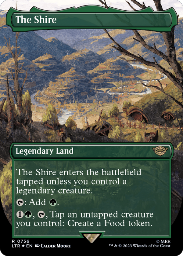 The Shire (Borderless) (Surge Foil) [The Lord of the Rings: Tales of Middle-Earth] Online now