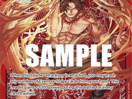 Portgas.D.Ace (Alternate Art) (Map) [Pillars of Strength] on Sale