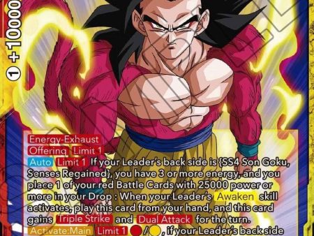 SS4, Son Goku, an Emotional Attack (Zenkai Series Tournament Pack Vol.5) (P-533) [Tournament Promotion Cards] Online