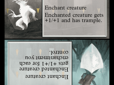 Copy    Monster Role   Virtuous Role Double-Sided Token [Wilds of Eldraine Commander Tokens] Fashion