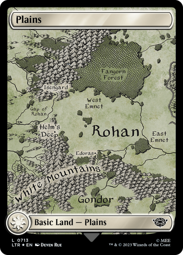 Plains (0713) (Surge Foil) [The Lord of the Rings: Tales of Middle-Earth] Supply