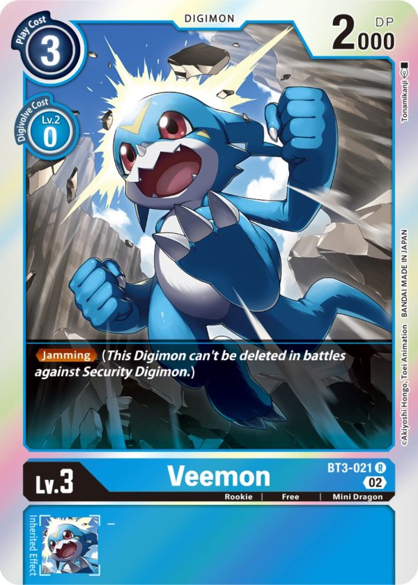 Veemon [BT3-021] [Resurgence Booster] Online Sale