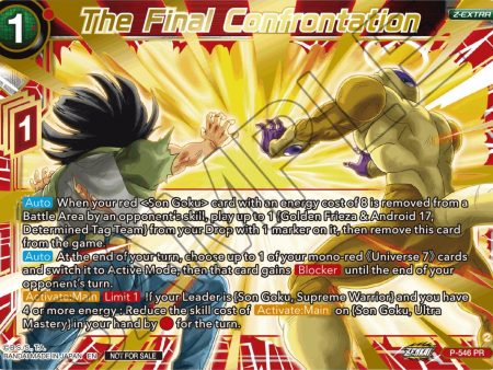 The Final Confrontation (Championship Z Extra Card Pack 2023) (Gold-Stamped) (P-546) [Tournament Promotion Cards] Sale