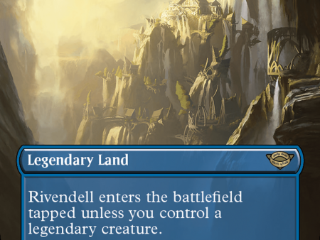 Rivendell (Borderless) (Surge Foil) [The Lord of the Rings: Tales of Middle-Earth] Fashion