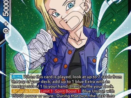 Android 18, Rebellious Fighter (Zenkai Series Tournament Pack Vol.5) (P-524) [Tournament Promotion Cards] on Sale