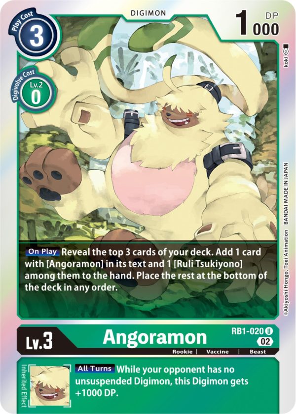 Angoramon [RB1-020] [Resurgence Booster] Cheap