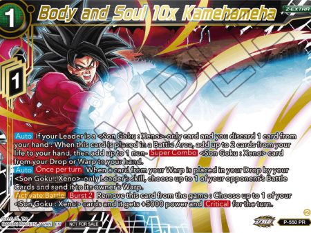 Body and Soul 10x Kamehameha (Championship Z Extra Card Pack 2023) (Gold-Stamped) (P-550) [Tournament Promotion Cards] Online