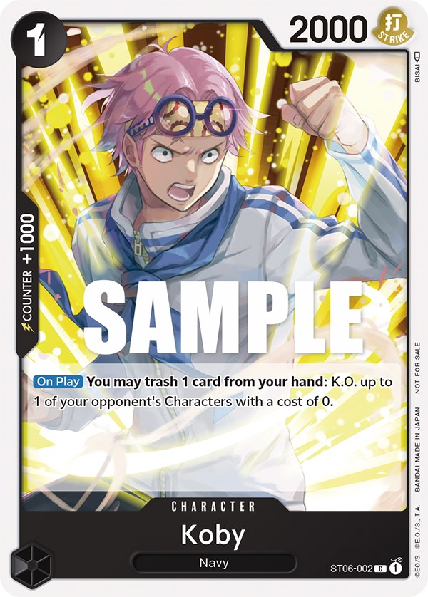 Koby (Promotion Pack 2023) [One Piece Promotion Cards] Online Hot Sale