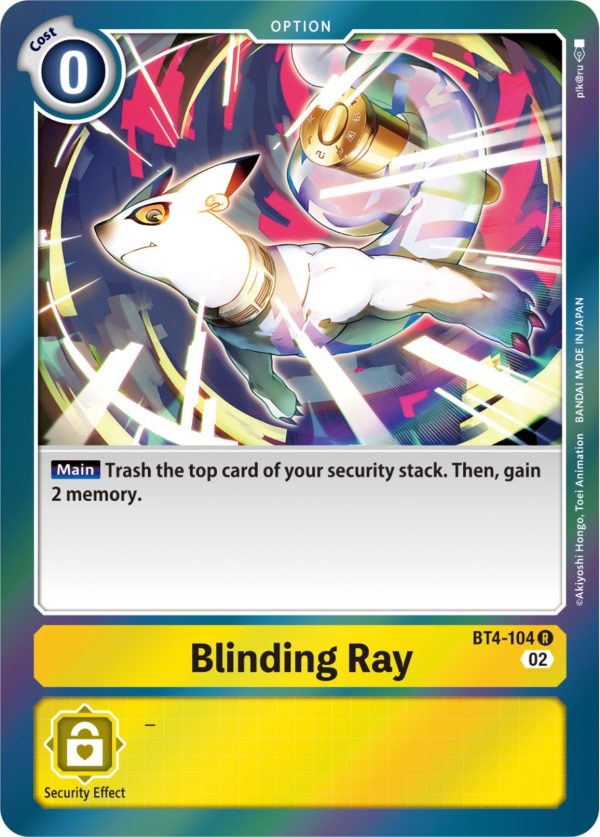 Blinding Ray [BT4-104] [Resurgence Booster] on Sale