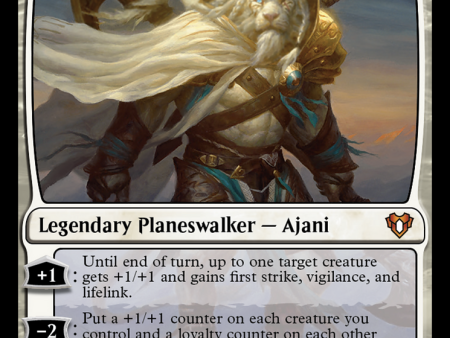 Ajani Steadfast [Commander Masters] For Cheap