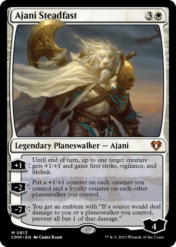 Ajani Steadfast [Commander Masters] For Cheap