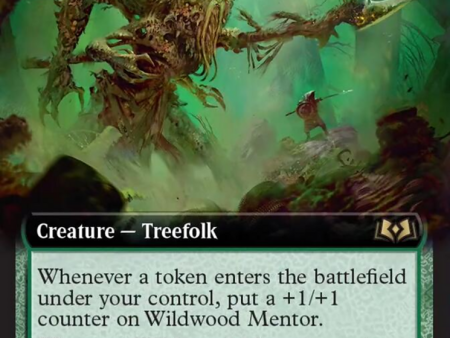 Wildwood Mentor (Extended Art) [Wilds of Eldraine] Sale