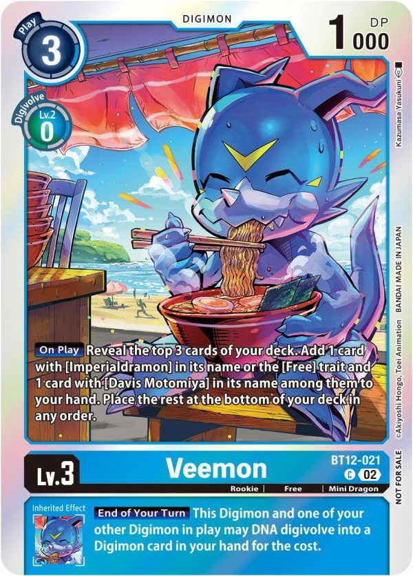 Veemon [BT12-021] (Gen Con 2023) [Promotional Cards] Online Hot Sale