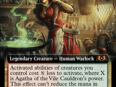 Agatha of the Vile Cauldron (Extended Art) [Wilds of Eldraine] Online Hot Sale