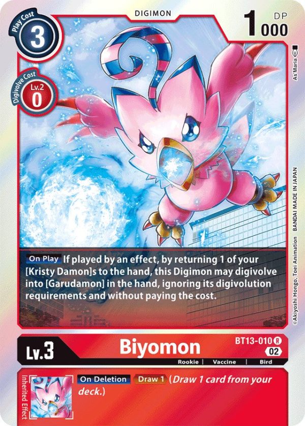 Biyomon [BT13-010] [Versus Royal Knight Booster] For Sale