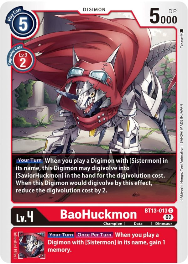 BaoHuckmon [BT13-013] [Versus Royal Knight Booster] Online now