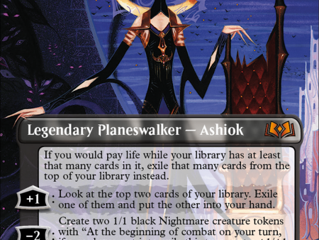 Ashiok, Wicked Manipulator (Borderless Alternate Art) [Wilds of Eldraine] Discount