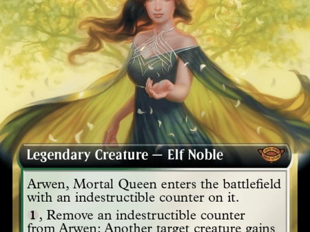 Arwen, Mortal Queen (Extended Art) (Surge Foil) [The Lord of the Rings: Tales of Middle-Earth] Discount