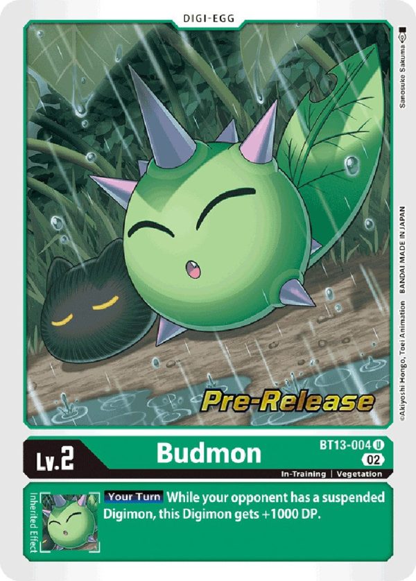 Budmon [BT13-004] [Versus Royal Knight Booster Pre-Release Cards] Cheap