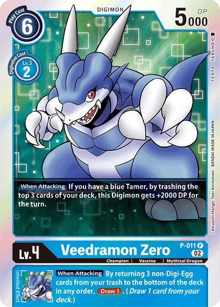 Veedramon Zero [P-011] (Resurgence Booster Reprint) [Resurgence Booster] Online Sale