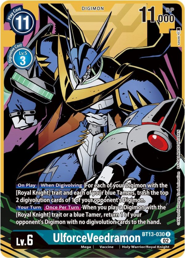 UlforceVeedramon [BT13-030] (Alternate Art) [Versus Royal Knight Booster] Online Sale